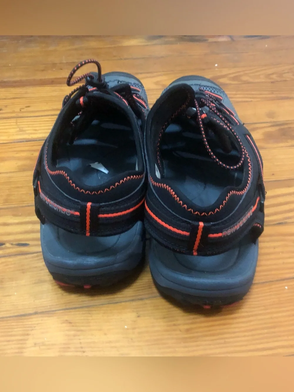 New Balance Gray and Orange Men’s Sport Sandals